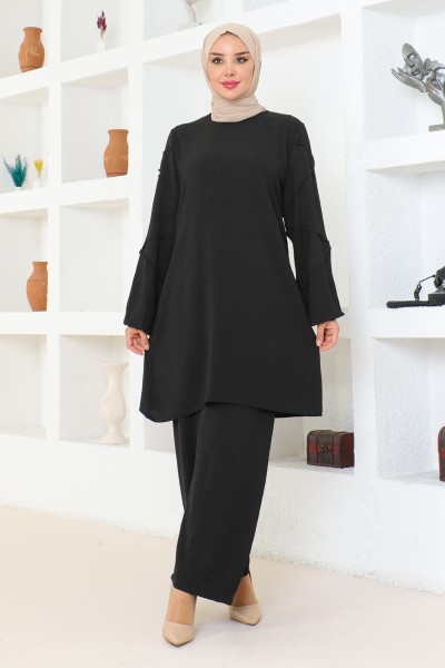 Moda Çizgi - Takım elbise siyah 103