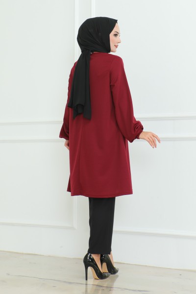 tunik bordo 601 - Thumbnail