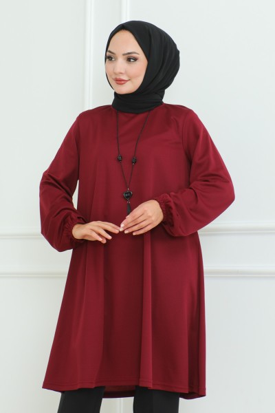 tunik bordo 601 - Thumbnail