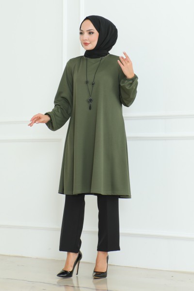 Moda Çizgi - tunik haki 601